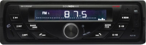 Автомагнитола SOUNDMAX SM-CCR3058F под сдвоенный евроразъем (4*40/USB/AUX)