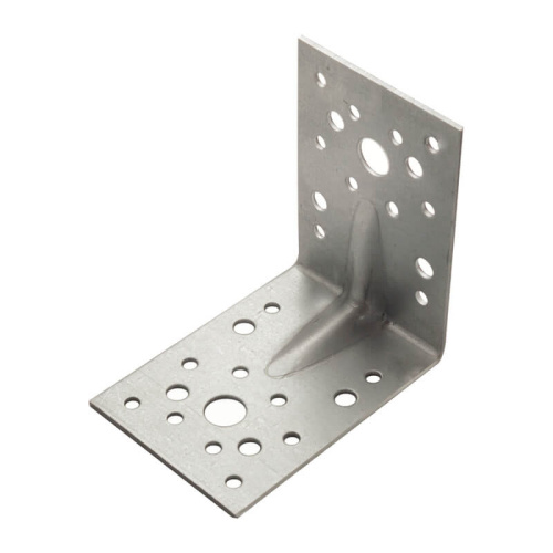 Уголок крепежный 90х90х65х1,8 мм, усиленный, оцинкованный, тов-079767