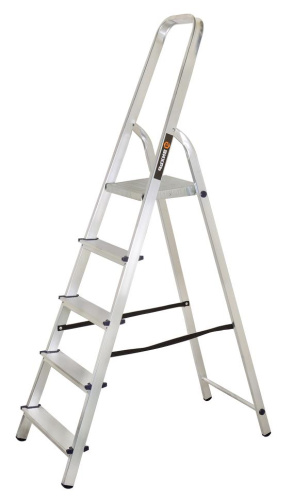 Стремянка алюминиевая "ВИХРЬ" СА 1х5, 73/5/1/3 