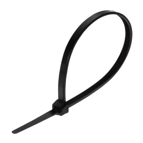 Хомут-стяжка Biber 124825 нейлоновый, черный, 4,8х250 мм (уп.100 шт.), тов-225056