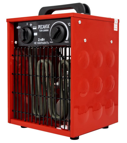 Пушка тепловая электрическая "РЕСАНТА" ТЭП-2000Н (1000/2000Вт) компактная