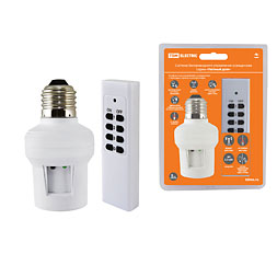 Патрон управляемый ПУ3-П1.1-Е27 (1 приемник)  TDM SQ1508-0201