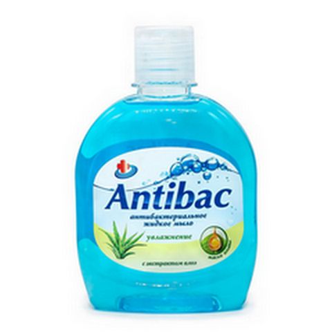 Мыло "ANTIBAC"антибактериальное жидкое 330мл флип-топ Увлажнение 5616-1