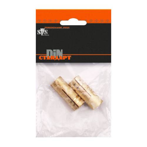 Анкер забиваемый латунный SWFS М10 (3 шт) пакетик, тов-111542