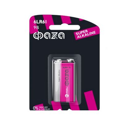 Эл-т питания 6LR61  ФАZA Super  Alkaline BL-1