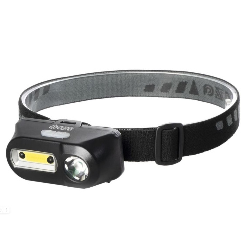 Фонарь ФАZA Accu FH6-L3W/L3W зарядка от USB, 8 режимов работы, 100Lm, 1200мАч, IP44, налоб. фонарь с датчиком движен.