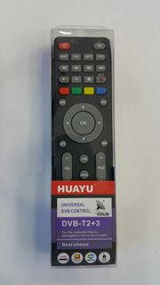 Пульт DVB-T2+3 для ресиверов универсальный Huayu, 1569