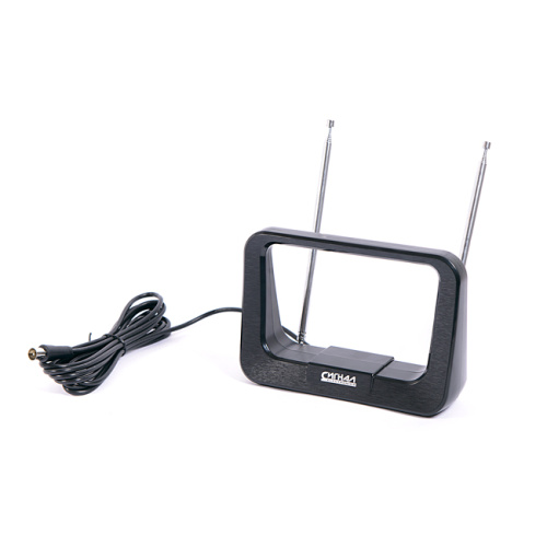 Антенна комнатная DVB-T2/ ДМВ+МВ активная СИГНАЛ SAI-119, усы 1м, кабель 3м, 28dB (18889)
