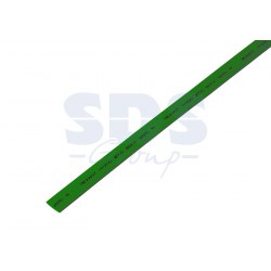 Термоусаживаемая трубка ТУТнг 8/4 зеленая по 1м КВТ