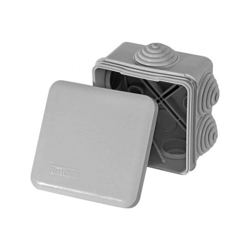 Коробка распределительная 65х65х40 IP55 PE 120065 4 ввода для открытой установки, 125455