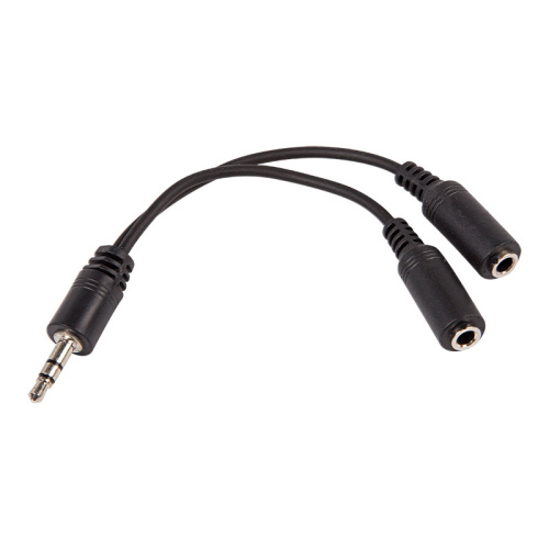 Аудио разветвитель AUX штекер 3,5 мм на 2 гнезда