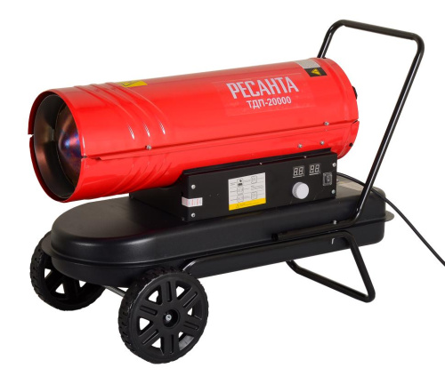 Тепловая дизельная пушка "РЕСАНТА" ТДП-20000 (588 м3/час, 20кВт, расход 1,85л/час), 67/1/9