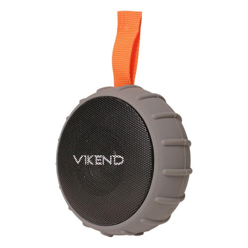 Колонка VIKEND Truck G, 5Вт, 1200мАч, IPX6, hands free, сопряжение, AUX, USB, TF, серый цвет