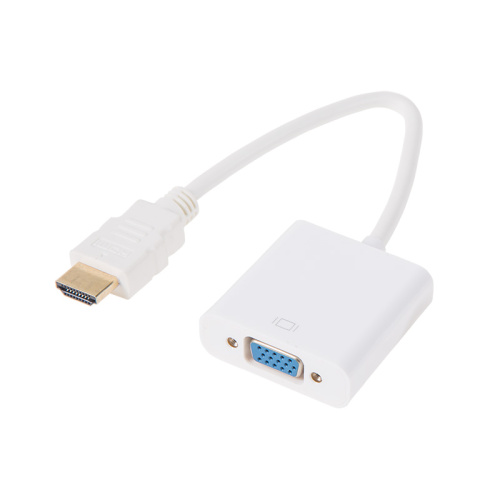 Переходник штекер HDMI - гнездо VGA, провод  REXANT(вход HDMI, выход VGA)