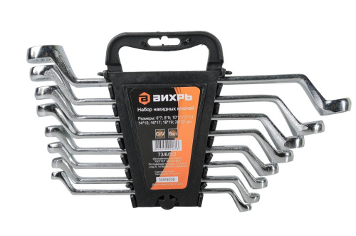 Набор накидных ключей 8 шт. 6 - 22 Вихрь, 73/6/5/2