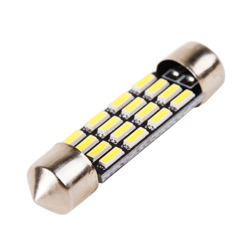 Автомобильная светодиодная салонная лампочка цоколь SV8, 5 41мм.