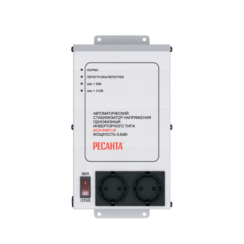 Стабилизатор АСН-600/1-И (инверторного типа) Ресанта, 63/6/36
