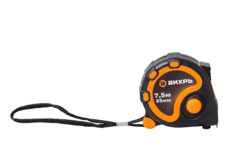 Рулетка "ВИХРЬ"  7,5мх25мм 73/11/1/4
