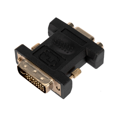Переходник штекер DVI-I - гнездо VGA  REXANT