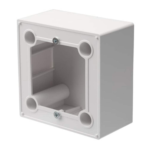 Бокс для накладного монтажа электроустановочных изделий, глубина 43 мм, белый REXANT