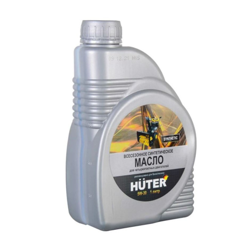 Масло моторное 5W-30 синтетическое для четырёхтактных двигателей Huter, 73/8/1/2