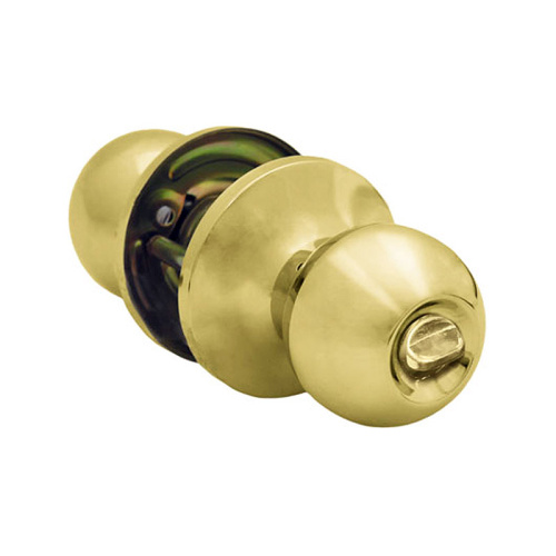 Защелка дверная SCHLOSS 42022 KL-01 с ручкой шар, фиксатор, золото (30), тов-139666