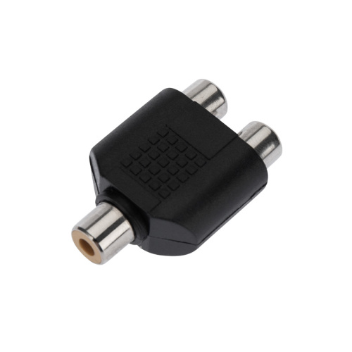 ПЕРЕХОДНИК  1x гнездо RCA  <-->  2x гнездо RCA  REXANT