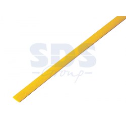 Термоусаживаемая трубка ТУТнг 6/3 желтая по 1м КВТ