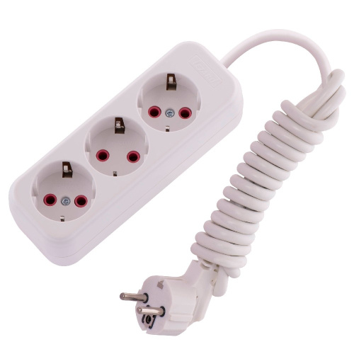 720-0302-301 LILA Удлинитель с/з 3 вх. 2 м. (3500Вт)