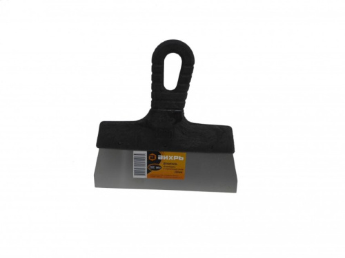 Шпатель нерж.cталь пластиковая рукоятка 200мм Вихрь 73/3/2/20