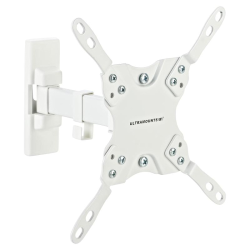 Кронштейн ЖК наклонно-поворотный 13-43" [33-109см] до 20кг. UM864W [бел] UltraMounts