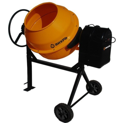 Бетономешалка "ВИХРЬ" БМ-140, модель с чугунным венцом, 74/1/6