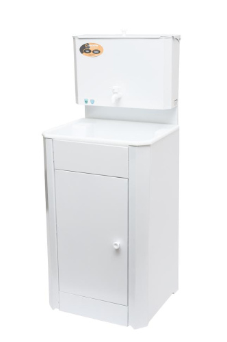 Умывальник дачный КОМФОРТ, без подогрева, пластиковая мойка, цвет белый, шт, 74/4/10