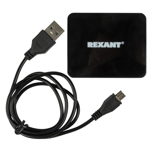 Делитель HDMI 1x2 пластиковый корпус  REXANT (вход HDMI - выход 2 HDMI) на два телевизора