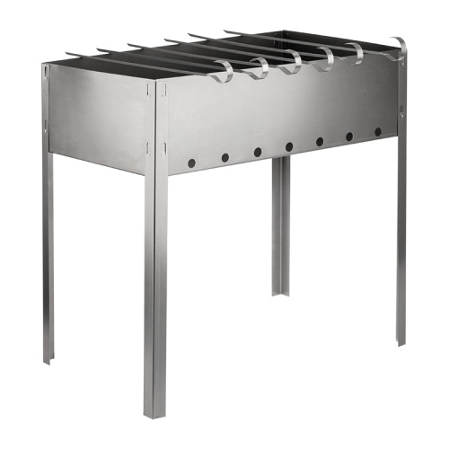 Мангал сборный "ЭКОНОМ" в пленке с шампурами СОКОЛ