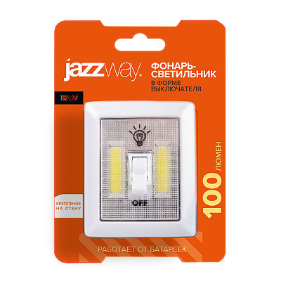 Фонарь-светильник JazzWay TS2-L2W тумблерный