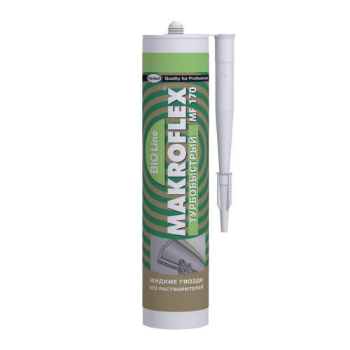 Клей турбобыстрый Makroflex Bio Line MF170 (0,4 кг) жидкиие гвозди, тов-153970