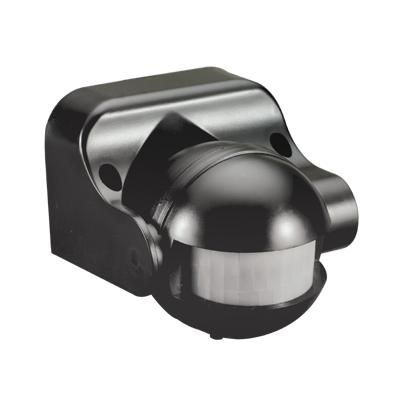 Датчик движения инфракрасный ДД 009 1200Вт 180 гр.12м IP44 черный IN HOME