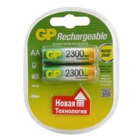 Аккумулятор  GP AA  2300 mA  230AAHC BL-2  NiMH