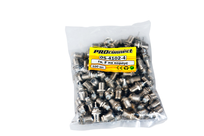 РАЗЪЁМ  гнездо F на корпус (03-034-А)  PROCONNECT