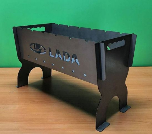 Мангал разборный лог "LADA" S=1,5 мм (5 кг)