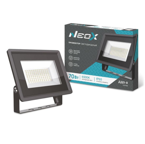 Прожектор светодиодный ДДО-8  70Вт 230В 6500К 7350Лм 105лм/Вт IP65 NEOX