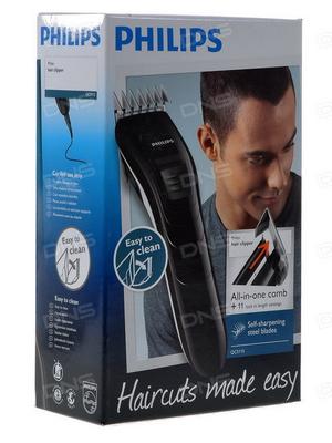 Машинка для стрижки Philips QC 5115/15 [универсальная, пит: от сети, установок: 10, насадок: 1, мин. длина 3 мм]