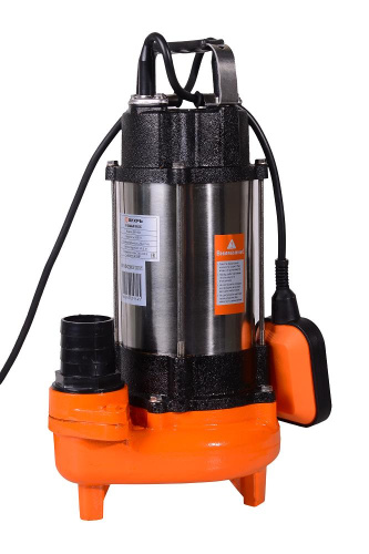 Фекальный насос ФН-450 Вихрь (16 м3/час, 2 дюйма, 450Вт, подъём 12 метров, диаметр частиц 42 мм), 68/5/2