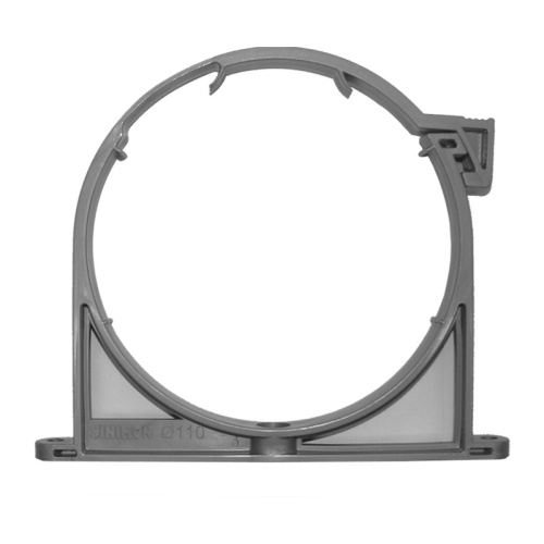 Хомут пластиковый с верхней защелкой для канализационных труб d=110 мм, тов-064923