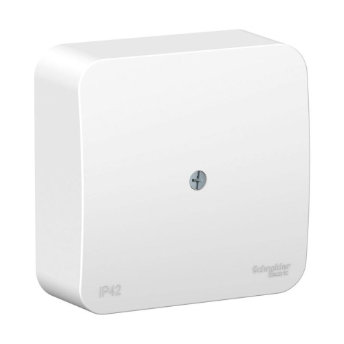Коробка разветвительная ОП (75х75х30) IP42, Blanca  белый SE, 265197