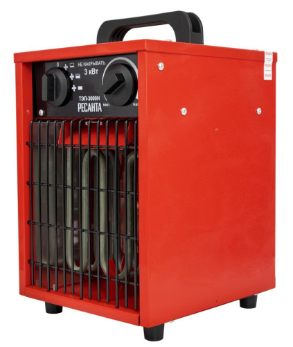 Пушка тепловая электрическая "РЕСАНТА" ТЭП-3000Н (1500/3000Вт) компактная