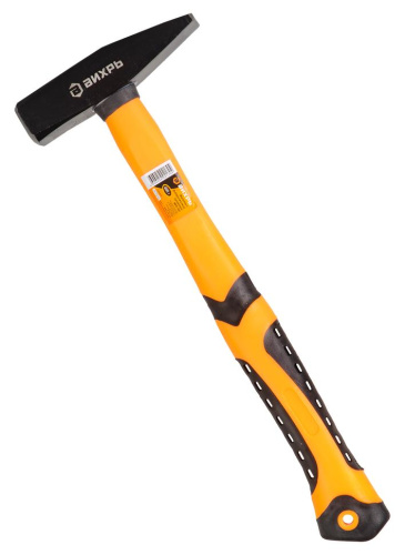 Молоток "ВИХРЬ" 400гр. Квадратный боёк, фиберглассовая двухкомпонентная ручка 73/6/8/5