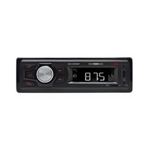 Автомагнитола SOUNDMAX SM-CCR3056F черный/OR [1 din, 4x40 Вт, AUX, USB, собственная ОС] дисплей белый/кнопки оранж.