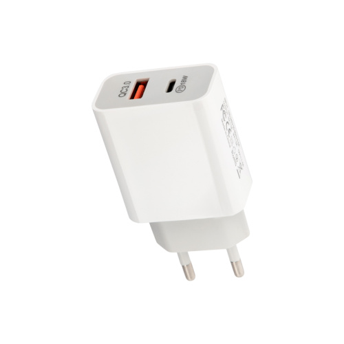 Сетевое зарядное устройство REXANT USB-A+USB-C адаптер, 18W белое, быстрая зарядка